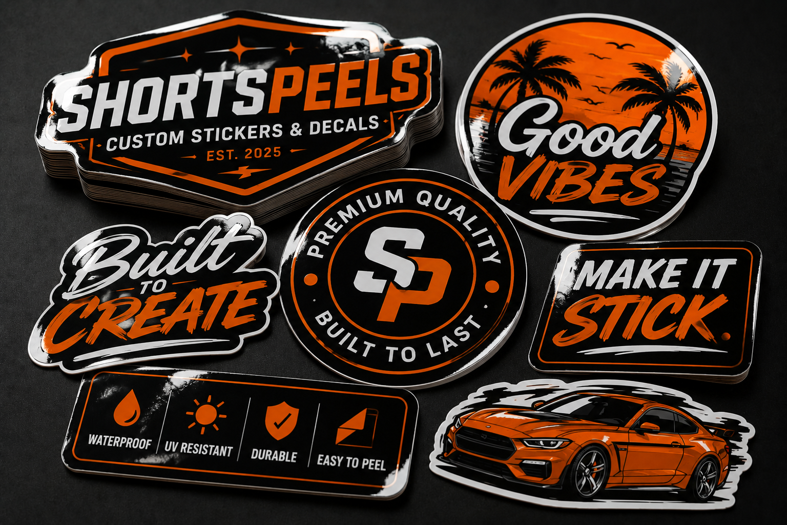 Glossy Stickers
